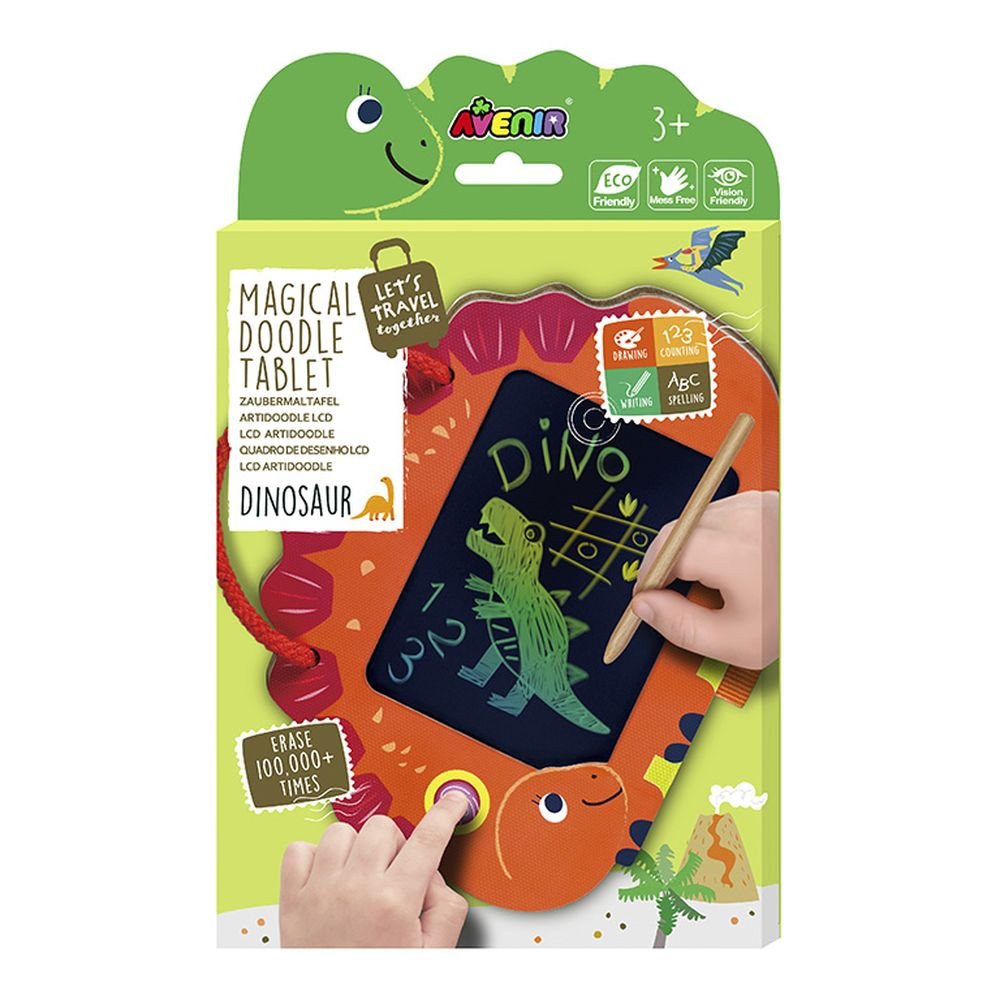 Tablet LCD Dinosaurio Avenir para Manualidades y Juegos