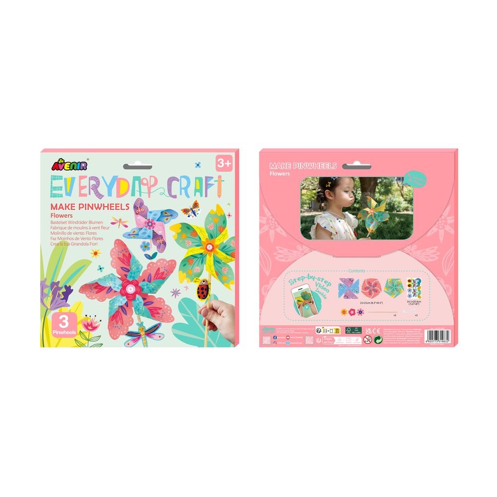 Set Molinillos de Viento Flores - Avenir OTC