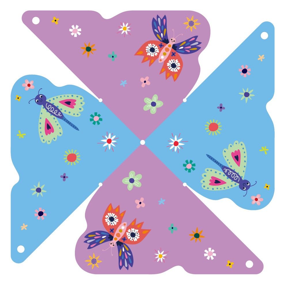 Set Molinillos de Viento Flores - Avenir OTC