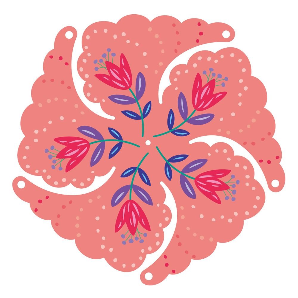 Set Molinillos de Viento Flores - Avenir OTC