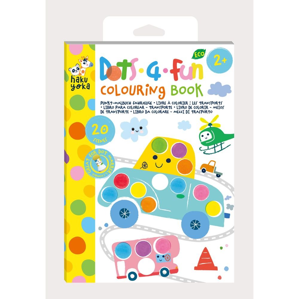 Dot 4 Fun Libro para colorear Transportes Avenir
