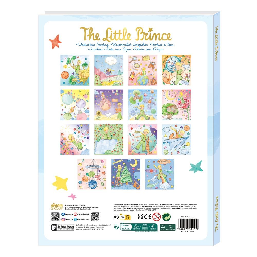 Cuaderno para pintar con acuarelas El Principito Avenir