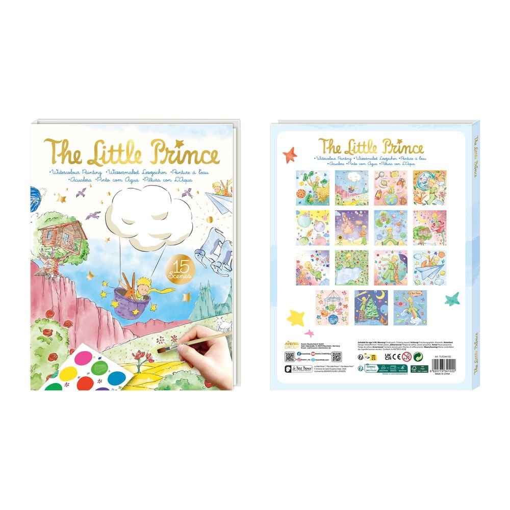 Cuaderno para pintar con acuarelas El Principito Avenir