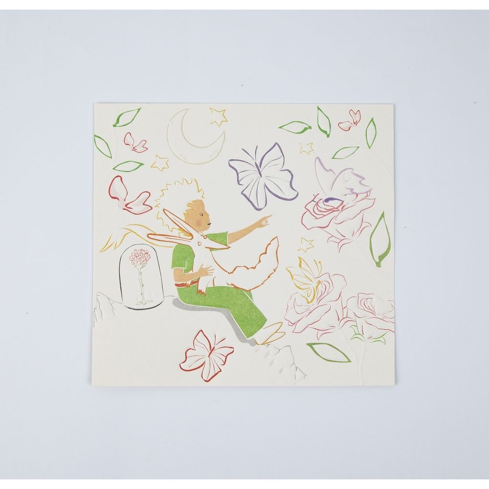 Cuaderno pop-up para colorear El Principito - Avenir