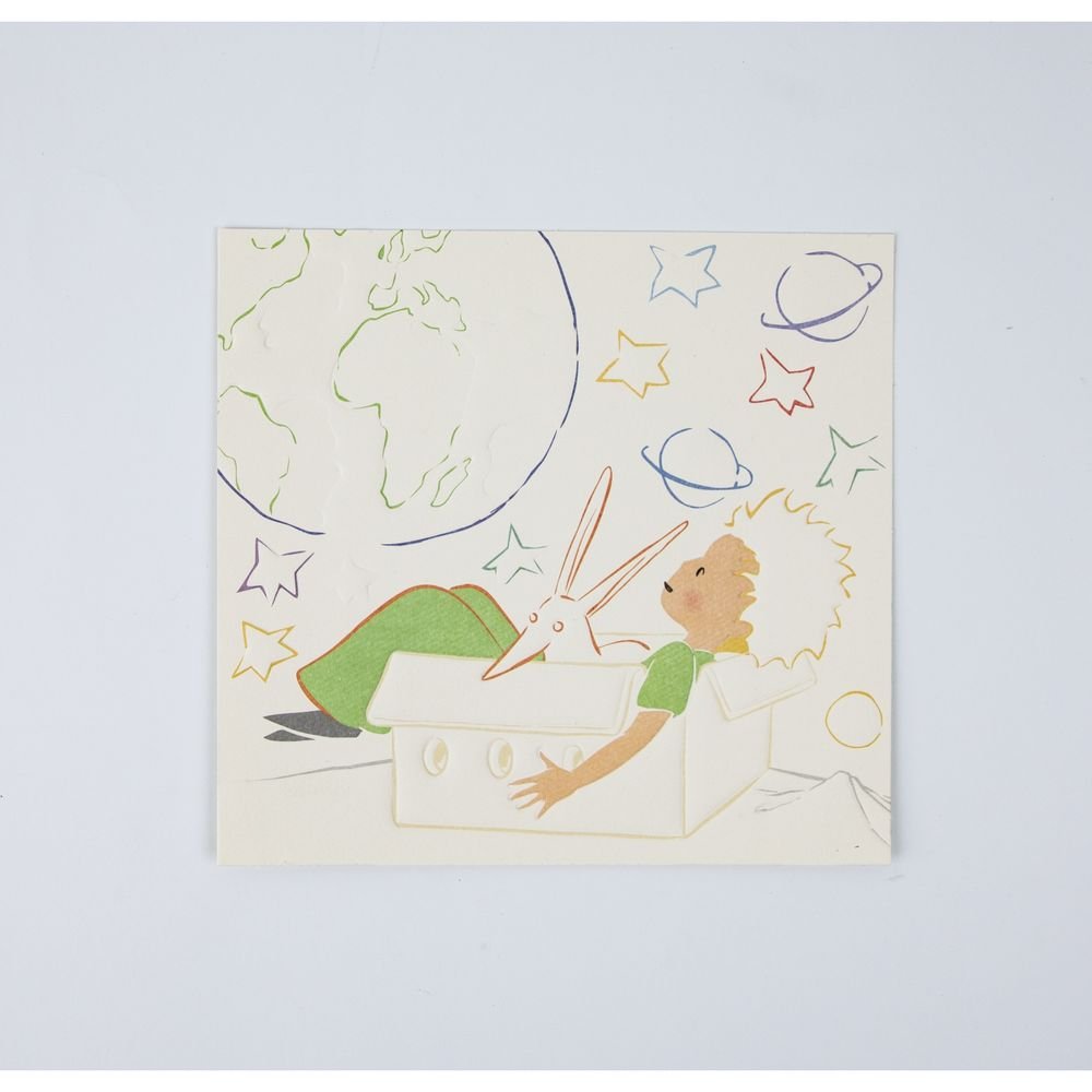 Cuaderno pop-up para colorear El Principito - Avenir