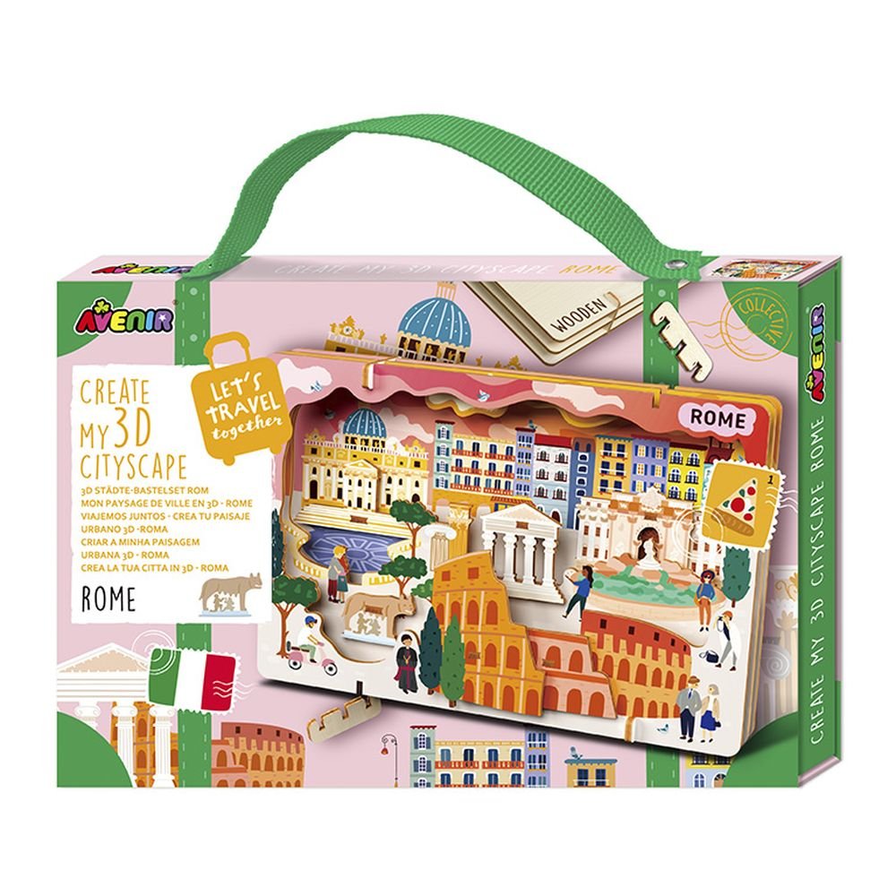 PUZZLE 3D CUADRO ROMA | AVENIR | 1 UNIDAD | 6920773350833