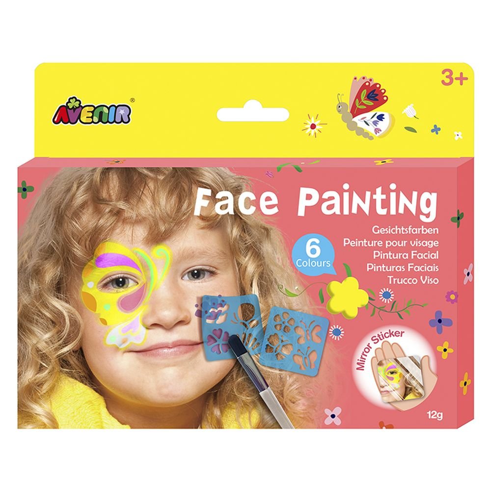 Set maquillaje facial 6 pinturas chico AVENIR