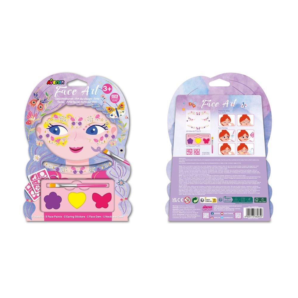 Set Fancy Me arte facial Princesa Mariposa - Avenir