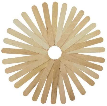 Paq/50 palos madera natural anchos 15cm
