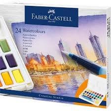 ACUARELAS FABER CASTELL CREATIVE STUDIO 24 COLORES | 1 UNIDADES | (FABER CASTELL) Imagen principal del producto