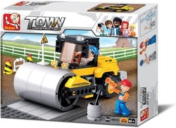 Juego de construcción Apisonadora Sluban para niños