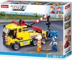 Camion grúa con remolque Sluban juego educativo 205 piezas