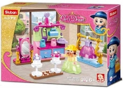 Juego educativo Village Tienda de Ropa Sluban para niños