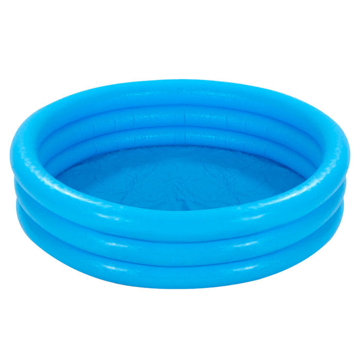 Piscina hinchable 3 aros azul 114x25 cm Intex Color Baby