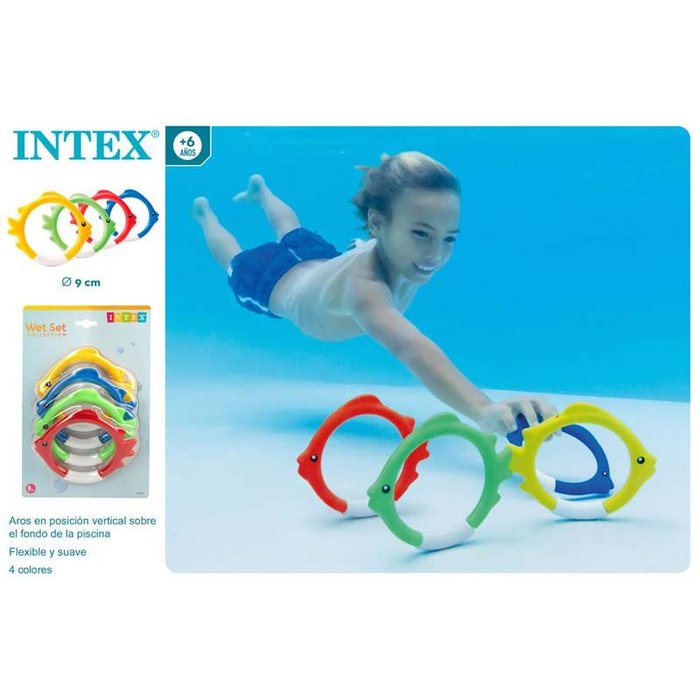 JUEGO DE AGUA AROS - 4 COLORES | INTEX COLOR BABY | 1 UNIDAD | 6941057408323 Imagen principal del producto