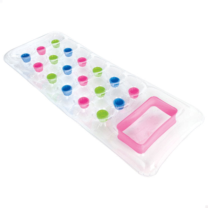 Colchoneta 18 Vasos Transparentes 188x71cm 2 Surtidos Intex Color Baby Imagen principal del producto