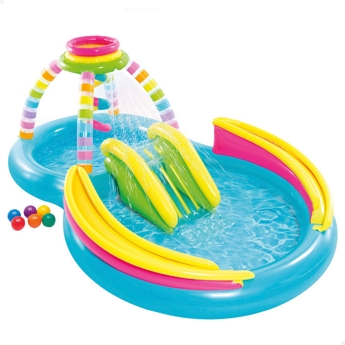 Centro de Juegos Cono Arcoiris 295x191x109 cm Intex Color Baby Imagen principal del producto
