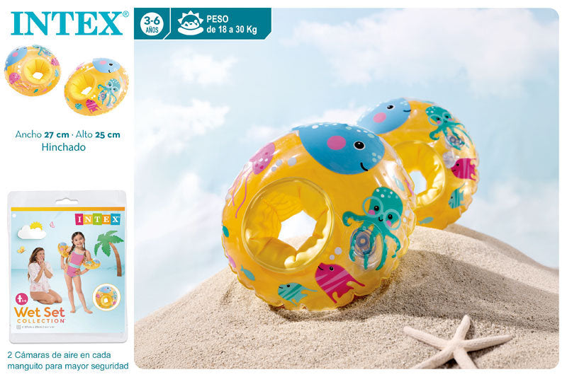 Manguitos hinchables Little Sea 27 x 25 cm Intex Color Baby