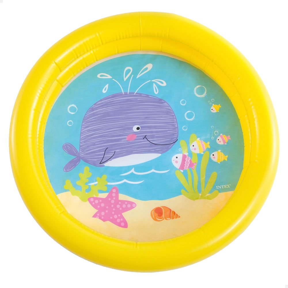 Piscina Bebe Hinchable 2 Aros 61 x 15 cm Intex Color Baby