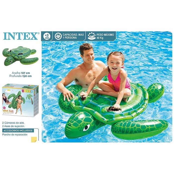 Tortuga hinchable 150x127 cm Intex Color Baby