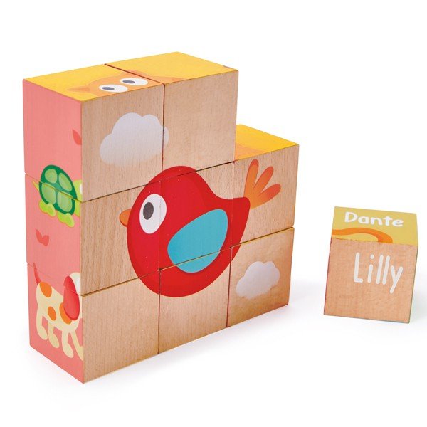 Puzzle Bloques Pepe & Friends Hape 2 a 49 Piezas Madera Imagen principal del producto
