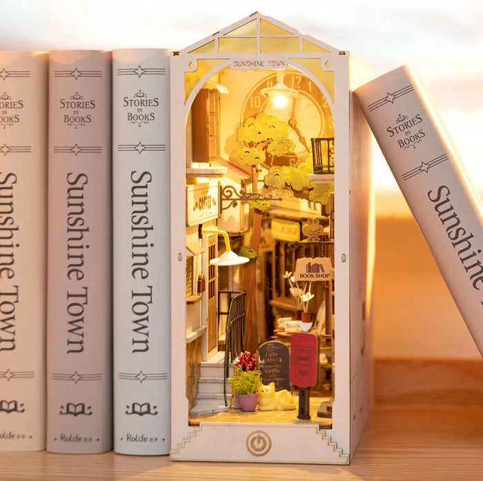 Maqueta Sujetalibros Libreria Sunshine Town ROLIFE MADNESSTOYS MAQUETAS Imagen principal del producto