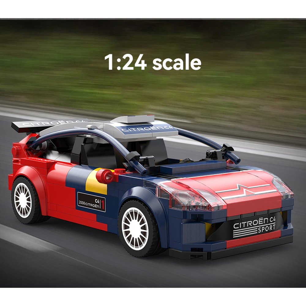 Juego construcción Citroën C4 WRC 2008 1:24 DEQUBE
