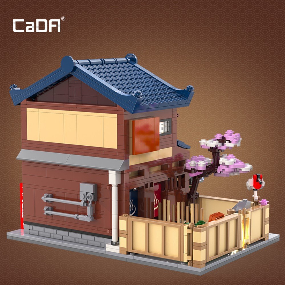 Casa Baño Japonesa Sento 1249 piezas DeQube