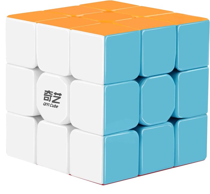 Cubo Warrior S 3x3 Stickerless Pack 6 QIYI Imagen principal del producto