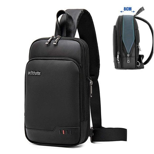 BOLSO BANDOLERA CRUZADO CON DOBLE BOLSILLO | ARCTIC HUNTER | 1 UNIDAD | 6970672350212