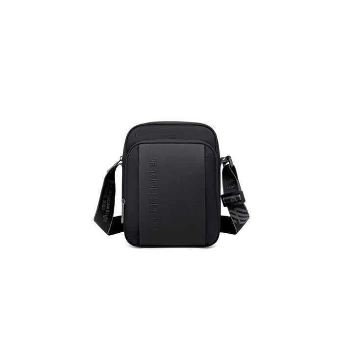 BOLSO BANDOLERA NEGRA DOBLE CREMALLERA | ARCTIC HUNTER Imagen principal del producto