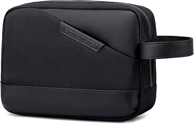 NECESER BUSINESS DE NYLON CON CREMALLERA Y AGARRADERA NEGR | ARCTIC HUNTER