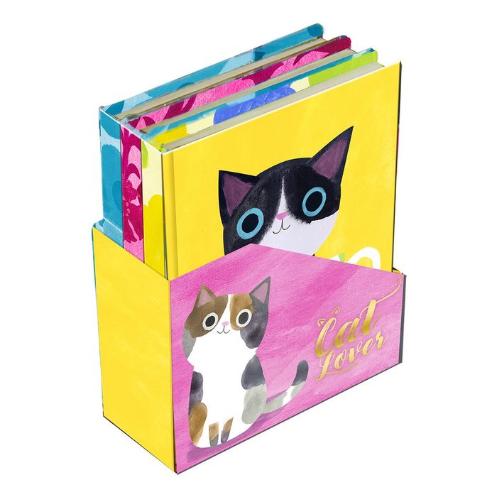 Set Mini Cuadernos con Caja Planet Cat Premium Paper Imagen principal del producto