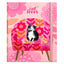Libreta Tapa Dura A5 Planet Cat Rosa Premium Paper