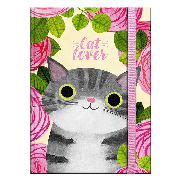 Libreta Tapa Dura Pequeña A7 Planet Cat Premium Paper Imagen principal del producto