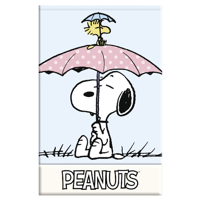 Libreta cierre magnético Snoopy Pastel Marca Premium Paper