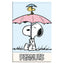 Libreta cierre magnético Snoopy Pastel Marca Premium Paper