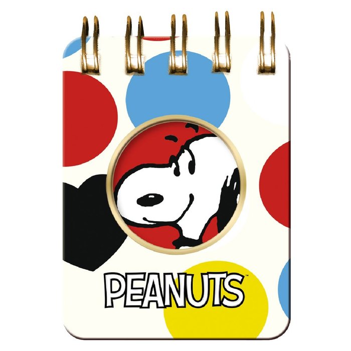 Mini Block con Espiral Snoopy Colorfull Marca Premium Paper Imagen principal del producto