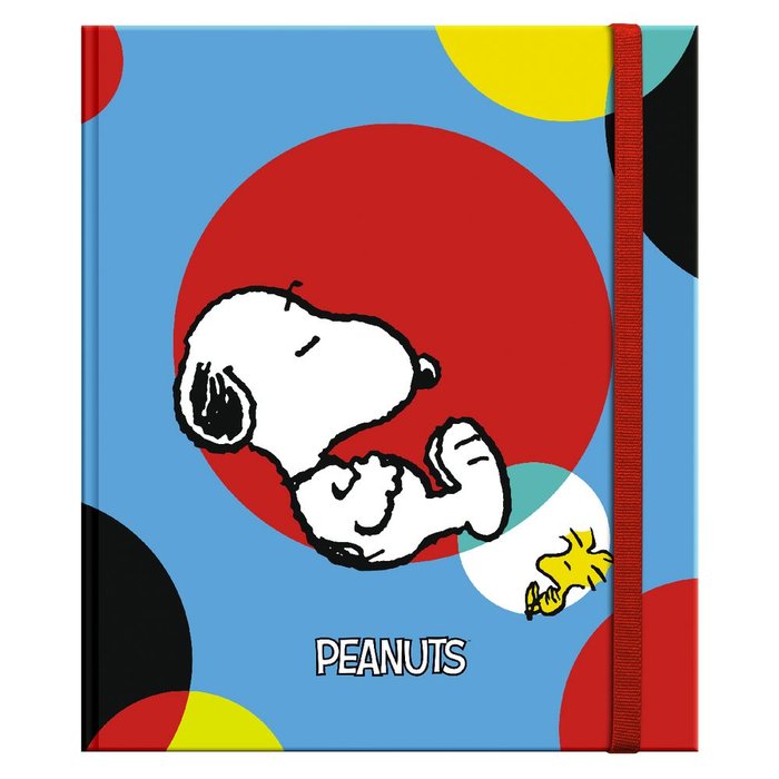 Libreta Tapa Dura A5 Snoopy Colorfull Premium Paper