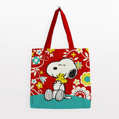 BOLSA ALGODON SNOOPY GRANDE -8 FLORES | PREMIUM PAPER