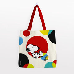 BOLSA ALGODON SNOOPY GRANDE -9 CIRCULO | PREMIUM PAPER