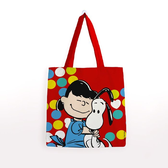 BOLSA ALGODON SNOOPY MEDIANA - 9 LUCY | PREMIUM PAPER Imagen principal del producto