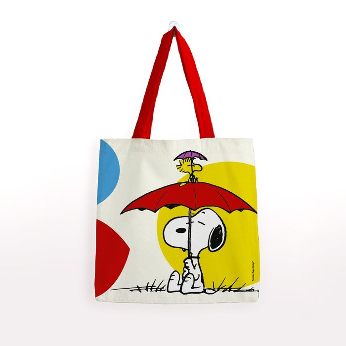 BOLSA ALGODON SNOOPY MEDIANA - 12 PARAGUAS | PREMIUM PAPER