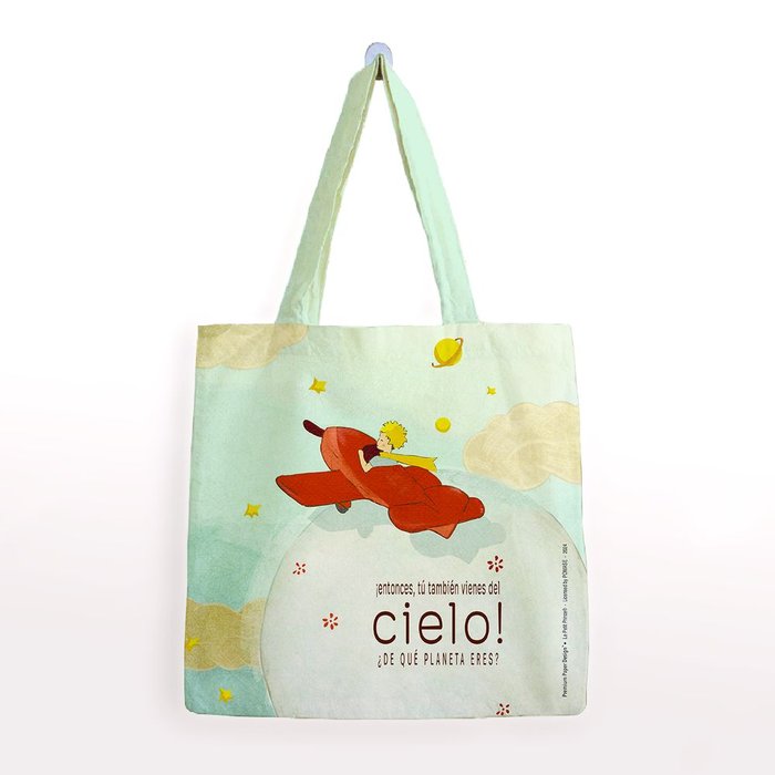 BOLSA ALGODON PRINCIPITO PEQUEÑA - 10 AVION | PREMIUM PAPER Imagen principal del producto