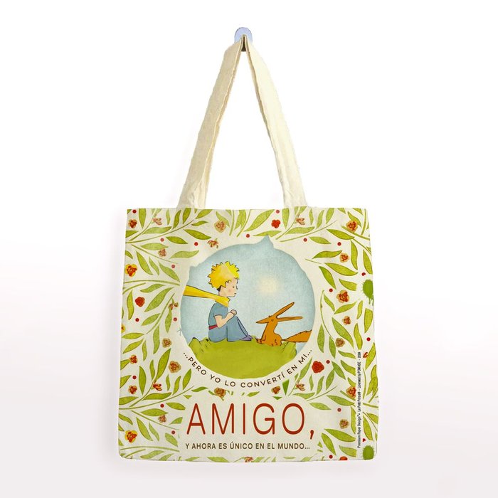 BOLSA ALGODON PRINCIPITO PEQUEÑA - 12 AMIGO | PREMIUM PAPER Imagen principal del producto