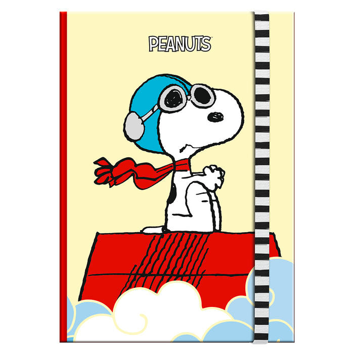 Libreta Tapa Dura Mediana Snoopy Marca Premium Paper