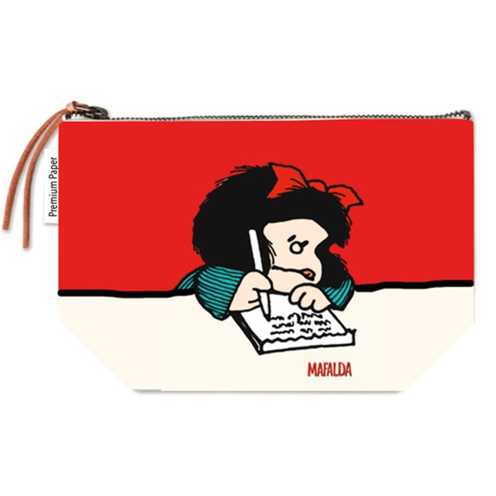 Neceser Mafalda Escribiendo - Premium Paper