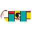 Estuche Portatodo Mafalda Mondrian - Premium Paper