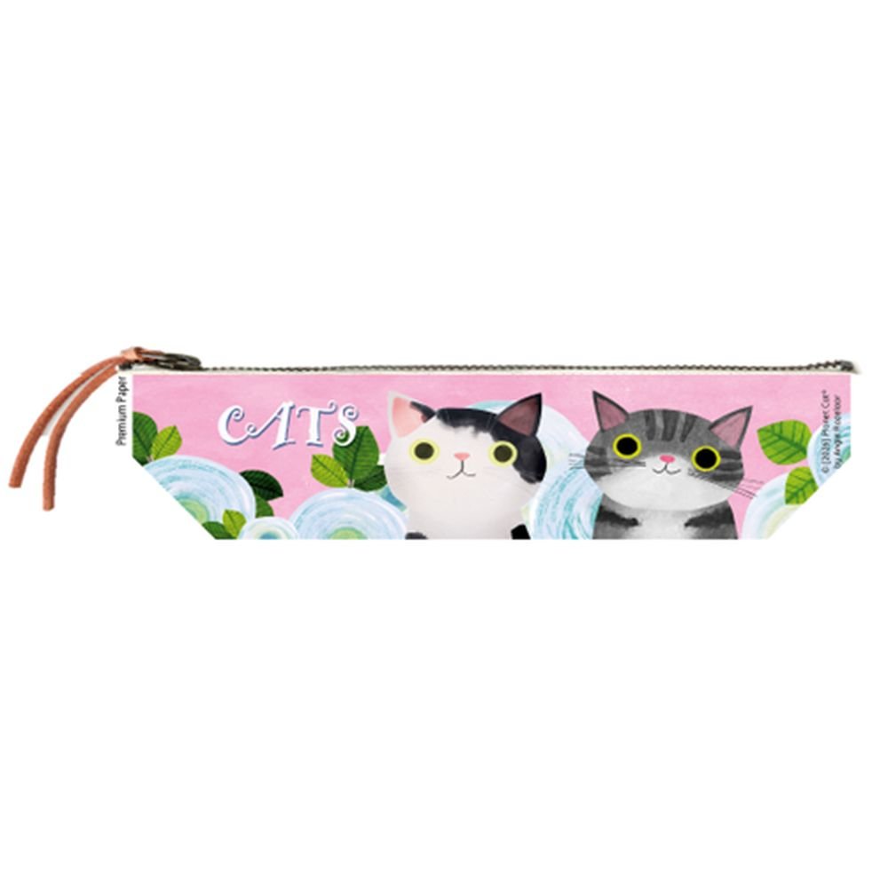 Estuche Portatodo Pequeño Planet Cat Rosa