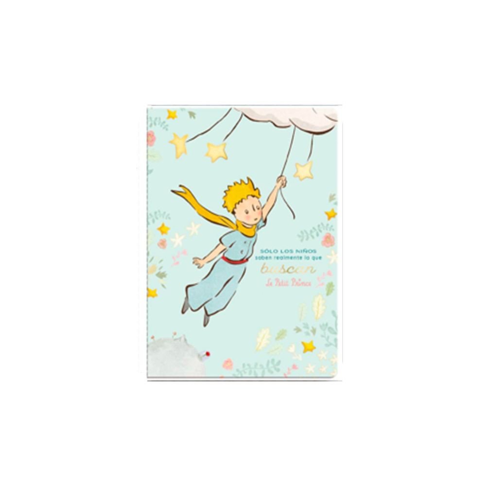 Libreta Tapa Blanda Mediana Principito Nube - Premium Paper